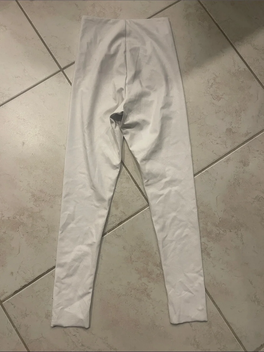 Commando white faux leather leggings size small